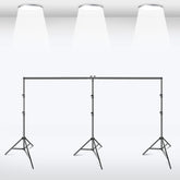 Aperturee 20x10ft Photography Backdrop Stand Kit for Room Set, Adjustable Pipe Frame, Stable for Studio and Event Use